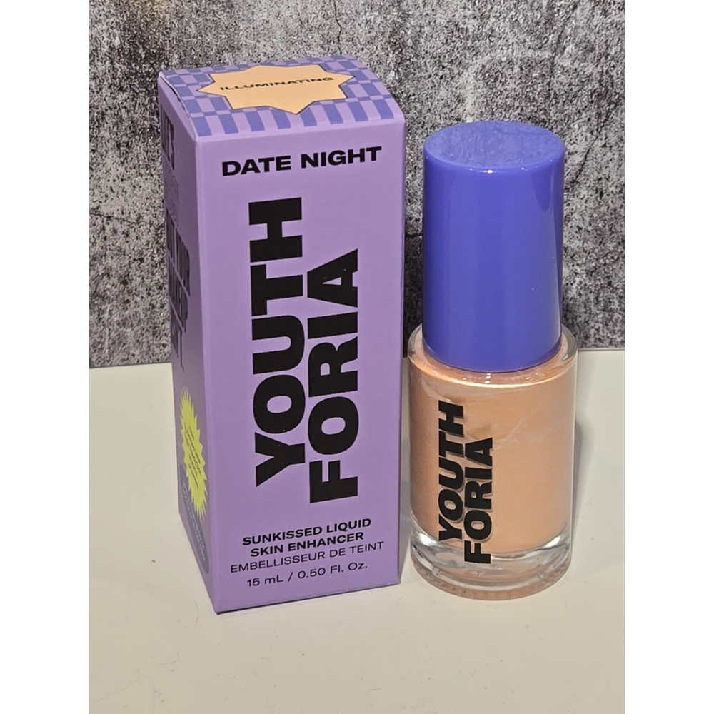Youth Foria Date Night Sunkissed Liquid Skin Enhancer Bronzy NIB (105)